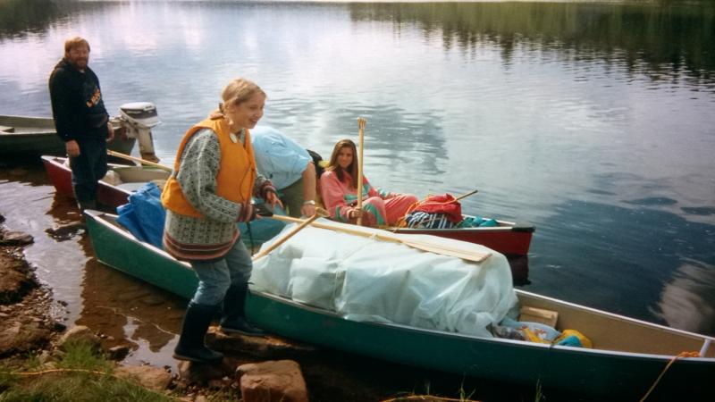 Start auf dem Ivalojoki in Nordfinnland